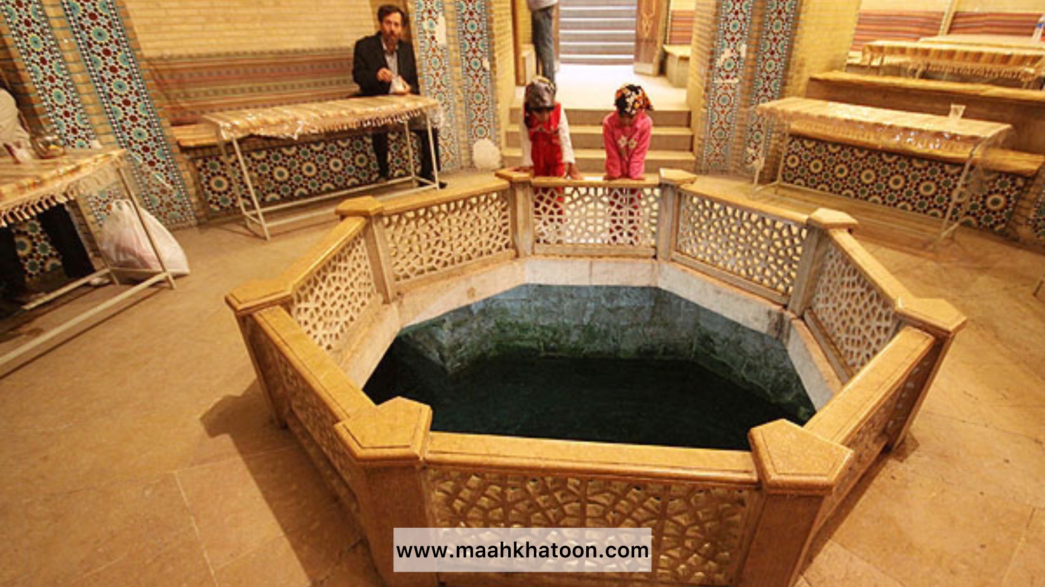 رسم آب تنی در آب سعدی شیراز