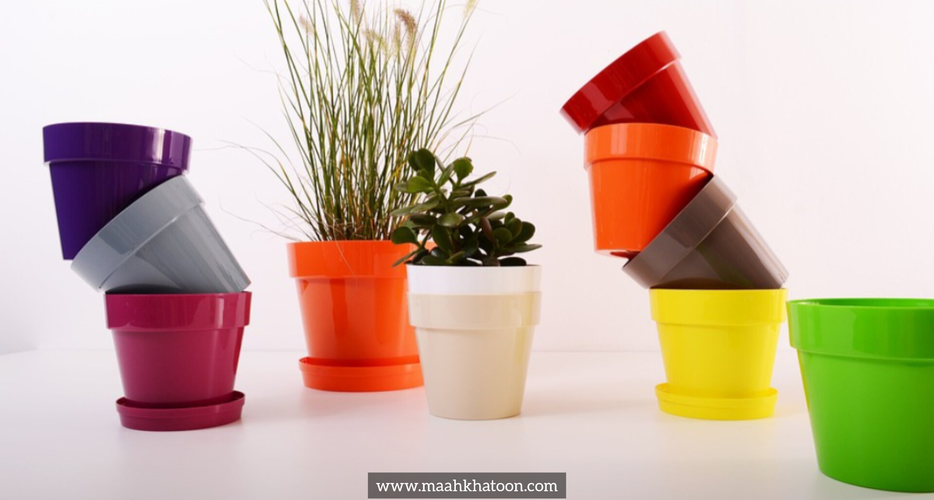 گلدان پلاستیکی
