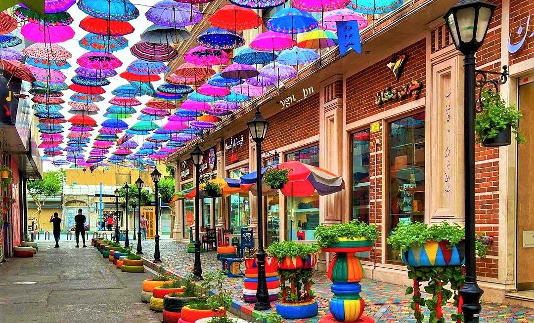 کوچه رنگارنگ تمدن تهران