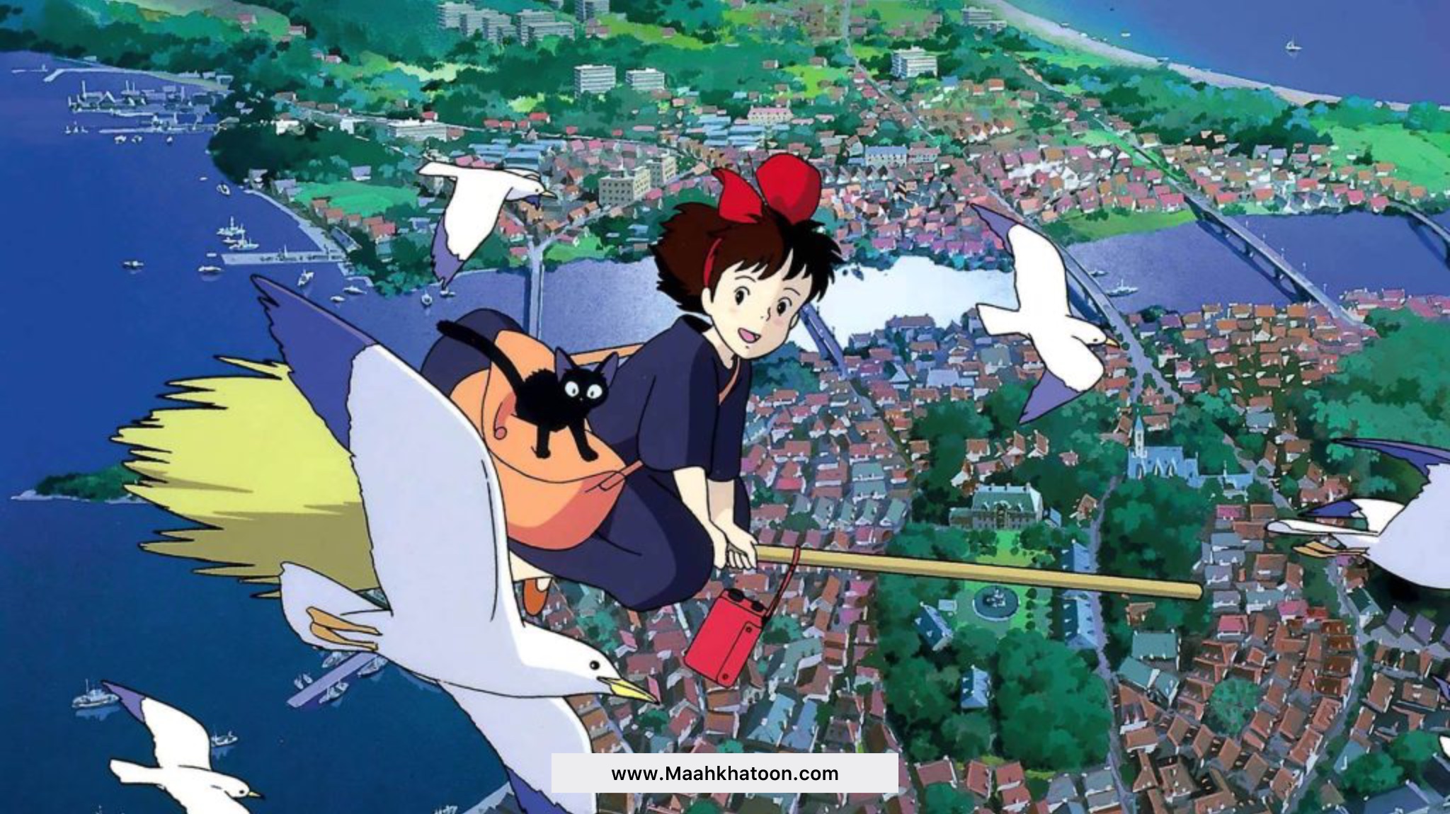 انیمه Kiki’s delivery service - آثار هایائو میازاکی