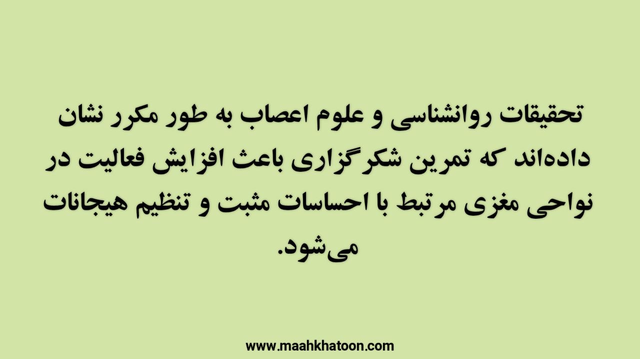 چطور با شکرگزاری، ذهن خود را از افکار منفی پاک کنیم؟