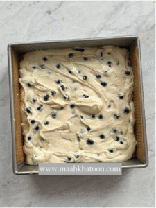 کیک قهوه بلوبری