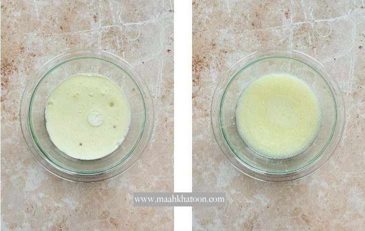 کیک لیوانی شکلات داغ