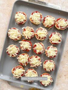 مینی پیتزای فاهیتای مرغ