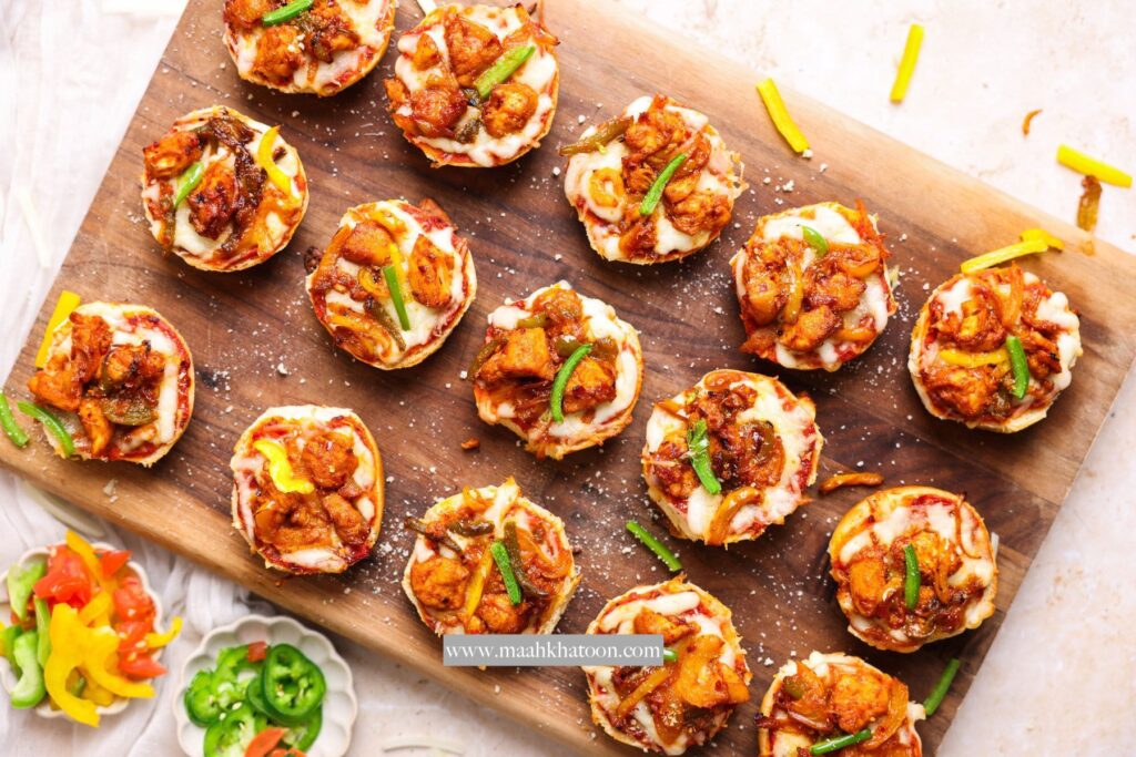 مینی پیتزای فاهیتای مرغ