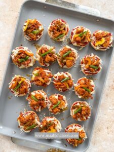 مینی پیتزای فاهیتای مرغ