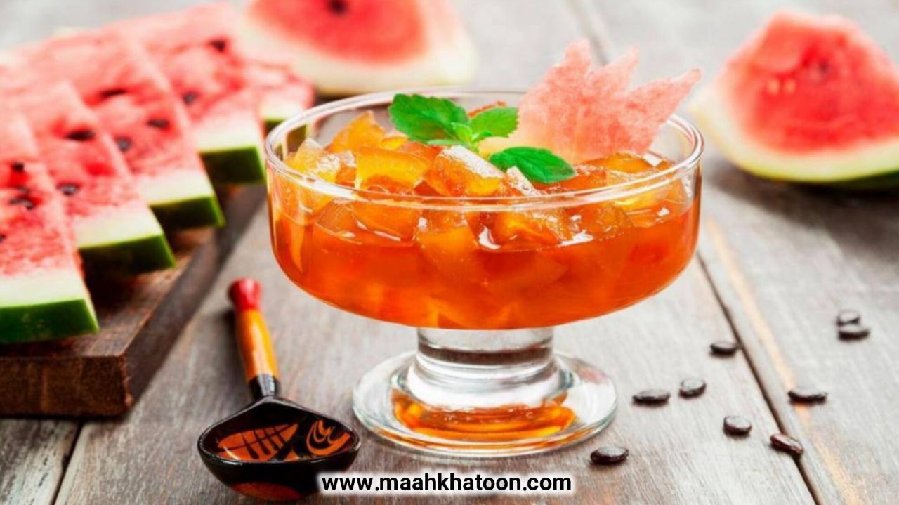 خوراکی های شب یلدا- مربا هندوانه