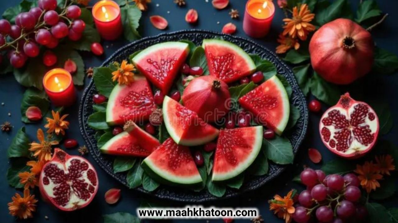 خوراکی های شب یلدا- هندوانه