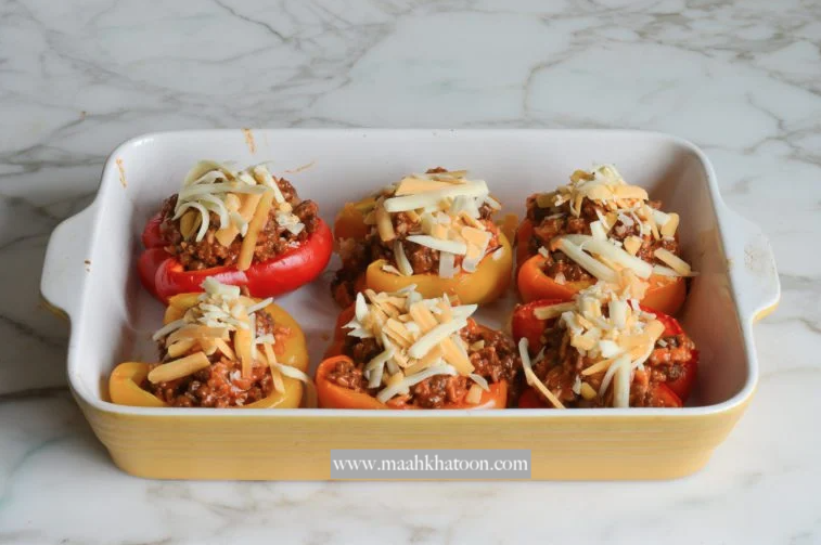 فلفل دلمه ای شکم پر