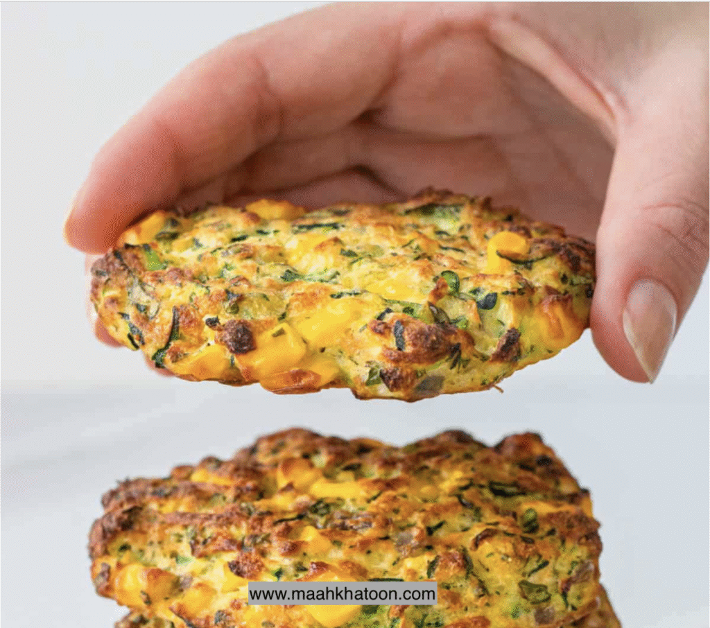 کوکو ذرت کدو سبز